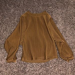 tan cropped sweater